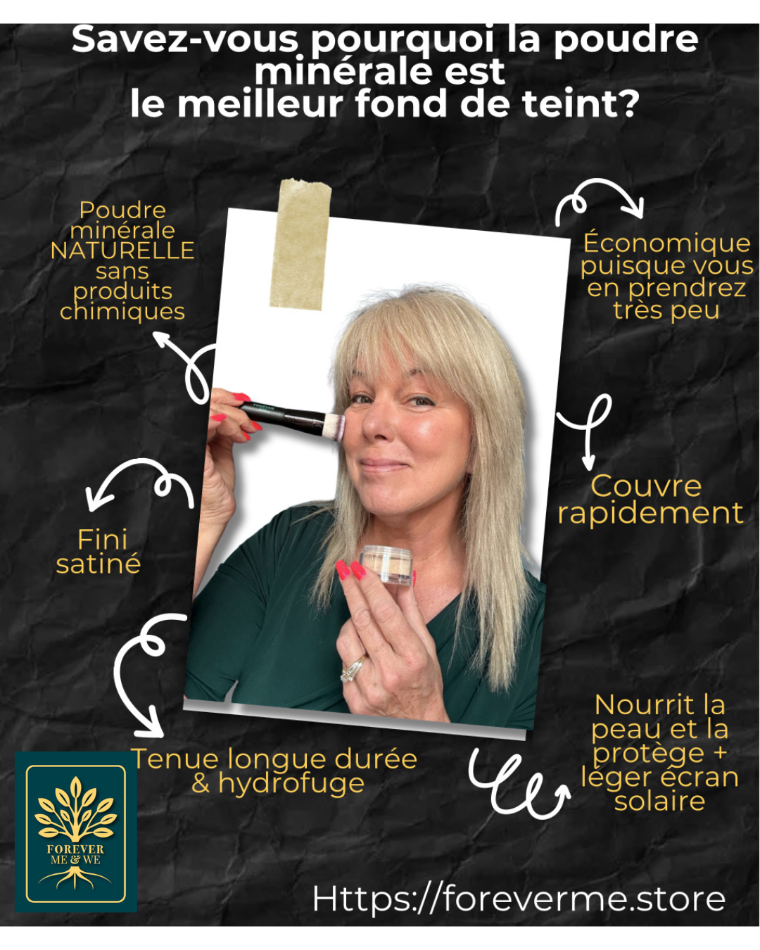 Fond de teint minéral Universel C25 Sablé